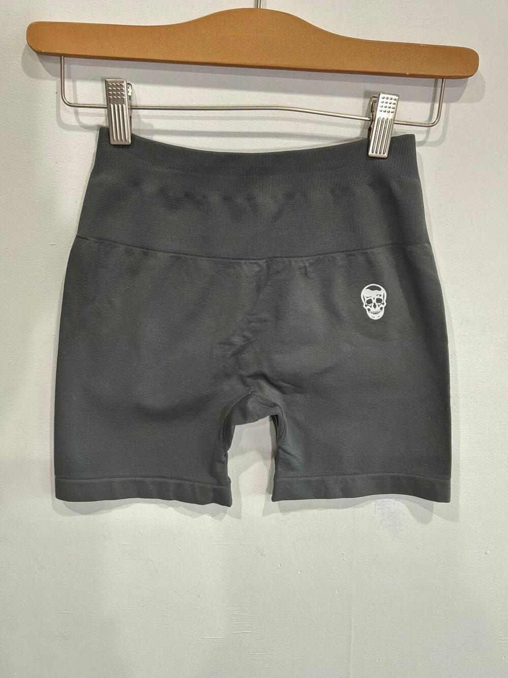 Gymreapers Men’s Black Athletic Training Shorts Skull Logo New NWT Size Small